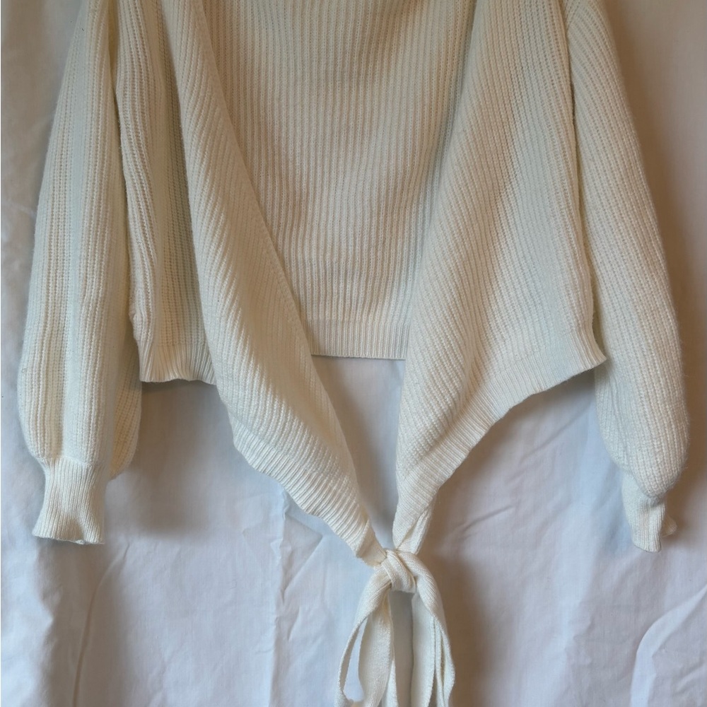 White Tie Sweater